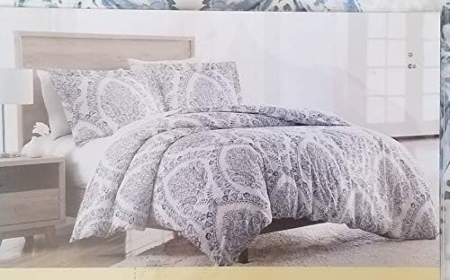 Nicole Miller Artelier King Duvet Cover Set Medallion Floral Vintage Blue White Cotton Bedding Buy Online At Best Price In Uae Amazon Ae