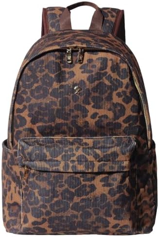 Cheetah Print Backpack Y2K Trendy Daypack Adjustable Straps Water-Resistant Amazon.com: HOKMAH Fashion Cheetah Backpack Shoulder Bag  main image 2
