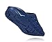 Hoka One One Mens Ora Recovery Medieval Blue/Blue Atoll Slide - 11