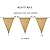 Conjugal Bliss 26PCS Perfect DIY Burlap Banner Decoration Linen Wall Hanging Flag For Wedding Baby Shower and Party Birthday Decorations