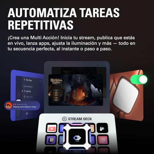Stream Deck MK.2 White, controlador de estudio