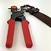 Adorox Industry Grade Professional Heavy Duty 6 Size Hole Punch for Leather Belts Handbags Watch-Bands Dog-Collars Fabric DIY Home Crafts and More (1 Grey/red)