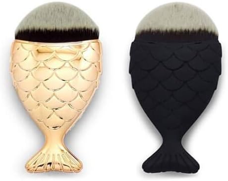The Frushy Makeup Brush For Contour &amp; Highlight (1 Rose Gold 1 Black)