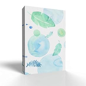 Watercolor Abstract Color Block Line Draw