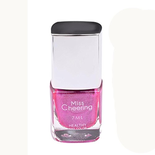 Quartly 7MLNail Polish New Glitter Effect Diamond Laser Nail Polish Pretty Holographic Holo Glitter Gel Nail Polish No Polish Foil Nails Art Holographic (C) - Thumbnail 2