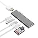 Purgo USB C Hub, Aluminum Type-C Hub Adapter Dongle for 2016/2017 MacBook Pro 13