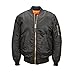 Alpha Industries MA-1 Blood Chit Bomber Flight Jacket - Fighter Pilot Flight Jacket