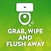 Scrubbing Bubbles Antibacterial Bathroom Flushable Wipes, Citrus Action, 28 count