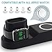 ROITON for Apple Watch iWatch Charger Stand, 4 in 1 Phone Charging Stand Dock Holder for iPhone, Apple Watch Series 4/3/2/1 & AirPods, Charge Station for iPhone Xs Max/Xs/Xr/X/8/8 Plus