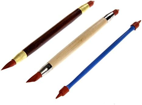 Carving Tools - 8 Types Clay Tools Pottery Sculpting Tools Poterie Carving sculpture Tool Sculp Nail Art Craft Cake Oils Engraving Rubber Pens - Carving Tools For Nails(No 3)