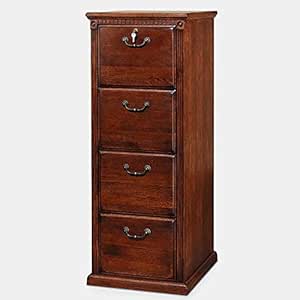 FILED clóset archivador con Cerradura de Madera con Acabado Envejecido