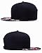 NUWA Flatbrim Cap Flat Brim Snapback Originals Snapback Adjustable hat Plain Baseball Cap Classic Optimum Cap Unisex N6101 (14)