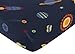 Fitted Crib Sheet for Space Galaxy Baby/Toddler Bedding Set Collection - Galactic Print