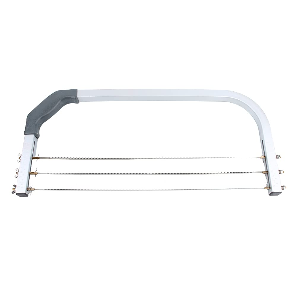 Caiqinlen Cake Leveler Cake Cutter Cake Scraper Cake Slicer for Even Slices Layer Cake Slicer Leveler Cake Wire Cutter Wire Slicer, Adjustable Wire Cake Cutter Leveler Stainless Steel Bak