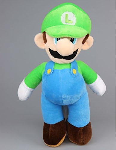 Super Mario Bros Luigi Cute Soft Plush Figure Toy Anime Stuffed Animal 16 Inch Child Gift Doll
