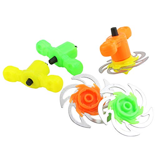 Pralb 30 Pcs Spinning Tops Set Gyro Gyroscope Launchers Bulk Spinning Toys Spinner UFO with