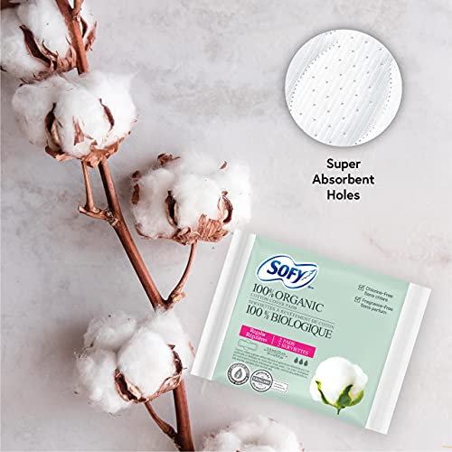 Organic Cotton Sanitary Pads for Women [SOFY] Certified Organic