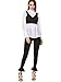 SweatyRocks Women's Casual High Waist Leggings Ruffle Hem Stretchy Work Pants Black L