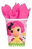 Adorable Lalaloopsy Paper Cups Birthday Party Drinkware (8 Pack), Pink, 9 oz..