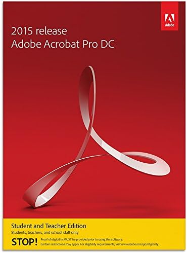Adobe Acrobat Pro DC Student and Teacher Edition Mac - Validation Required