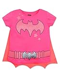 Toddler Girls' Batgirl Shirt with Cape (3T)