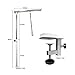 Flying Pig Heavy Duty Stainless Steel Pet Dog Cat Bone Pattern Rubber Surface Grooming Table with Arm/Noose (Black, 38