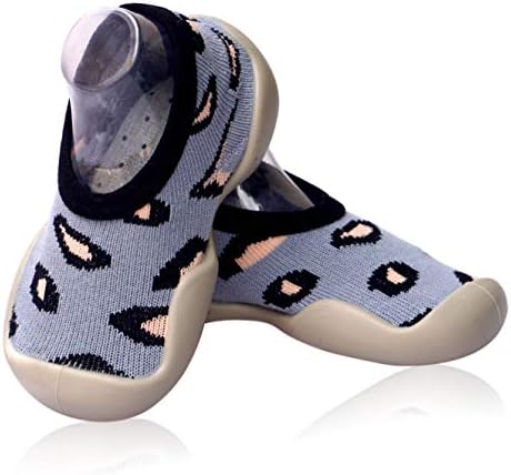 Toddler Toes - Blue Cheetah Shoe Anti Slip Shoes, Kids Shoe, Infant, Toddler, Walker Shoes, Girls, Boys