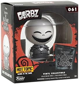 Funko Dorbz Jack Skellington Glow In The Dark Hot Topic Limited Edition Exclusive Nightmare Before Christmas Vinyl Figure