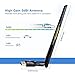 USB Wifi Adapter, AMBOLOVE AC600Mbps Wireless Wifi Dongle Dual Band(2.4G/150Mbps+5G/433Mbps) 802.11N/G/B Antenna Network Lan Card for PC Desktop Laptop Support Windows 10/8.1/8/7/XP/Vista/Mac OS/Linux