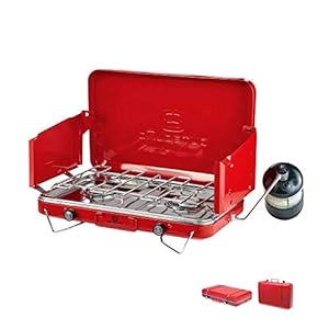 Outbound Gas Camping Stove | 2 Burner Propane Stove | 10,000 BTU's Per Burner