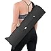 Yogiii Yoga Mat Bag | The YogiiiToteGO | Yoga Mat Tote Sling Carrier with Large Side Zipper Pocket | Fits Standard Size Mats (Obsidian Black)