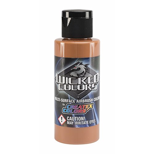 Createx Wicked Colors W073 Detail Driscoll Tone 2oz. water-based universal airbrush paint. by SprayGunner