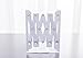 JIARI Book Ends, White Decorative Metal Iron Bookends Holder Stand Desk Nonskid Adjustable Bookend (White)