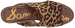 Sam Edelman Women's Darlene Sandal, Brown/black, 10