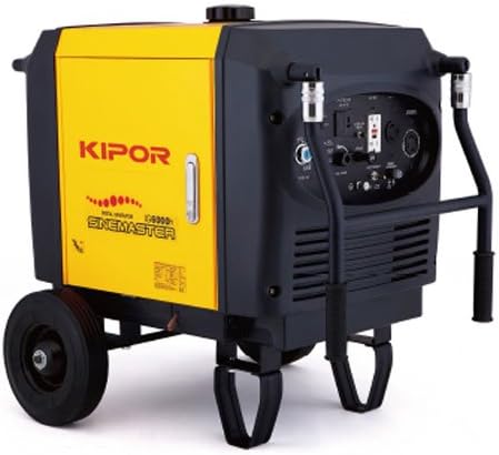 Kipor Inverter Generator, 6000 Watt, Enclosed Frame