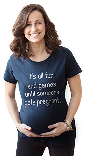 Crazy Dog T-Shirts Maternity Fun and Games Funny Pregnancy Shirts Cute Shirt Cheap Novelty Geek T Shirt