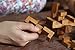 Connection: 3D Wooden Brain Teaser Puzzle from SiamMandalay - Handmade Stress Relief Game for Adults. Conversation Piece for Coffee Tables in Living Rooms and Desk in Offices.