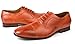 Ferro Aldo Modern Men's Dress Lace-up Oxfords Shoes Cap Toe Brown