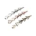 Kitsch Fashion Metal Bobby Pins, Gold, Rose Gold and Silver, 2.5 Inches Long, 3 Pcs, Triangle Bobby Pins