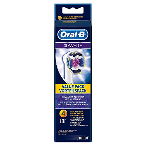 OralB Genuine 3D White Replacement Toothbrush Heads, Refills for
