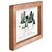 Enjoy The Little Things Cactus Plants 10 x 7 Inch Pine Wood Framed Wall Art Plaque
