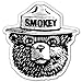Smokey the Bear Firefighting WILDFIRE sticker 4