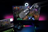 Razer Seiren Mini USB Condenser Microphone Streaming Compact Tilt Stand view 2
