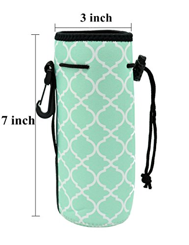 Orchidtent Neoprene Lunch Bag with Zipper Strap Box Cooler Picnic Outdoor Travel Fashionable Portable Handbag Pouch for Women Men kids - Thumbnail 4