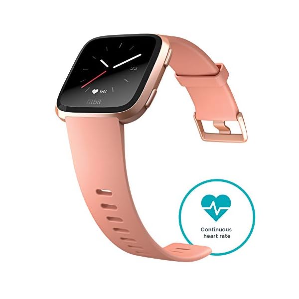 Fitbit-Versa-Health-Fitness-Smartwatch-with-Heart-Rate-Music-Swim-Tracking-Peach Fitbit Versa Health & Fitness Smartwatch with Heart Rate, Music & Swim Tracking, Peach