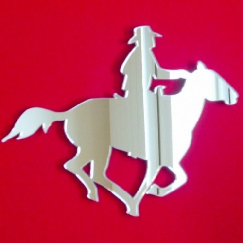 Super Cool Creations Cowboy Riding Mirrors - 55cm x 45cm