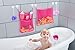 2 x Mesh Bath Toy Organizer + 6 Ultra Strong Hooks – The Perfect Bathtub Toy Holder & Bathroom or Shower Caddy – These Multi-use Net Bags Make Baby Bath Toy Storage Easy – For Kids & Toddlers