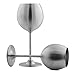 Stainless Steel Stemmed Wine Glasses, Set of 2, 12 Ounce Elegant Wine Glasses Made of Dishwasher Safe Unbreakable BPA Free Shatterproof SS Great for Daily, Formal, Indoor and Outdoor Use