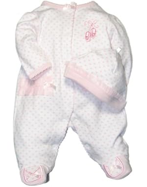 Baby / Infant Girls Prima Ballerina Footie Sleeper with Hat by Little Me - Pink - Preemie