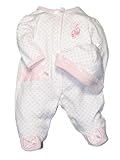 Baby / Infant Girls Prima Ballerina Footie Sleeper with Hat by Little Me - Pink - Newborn